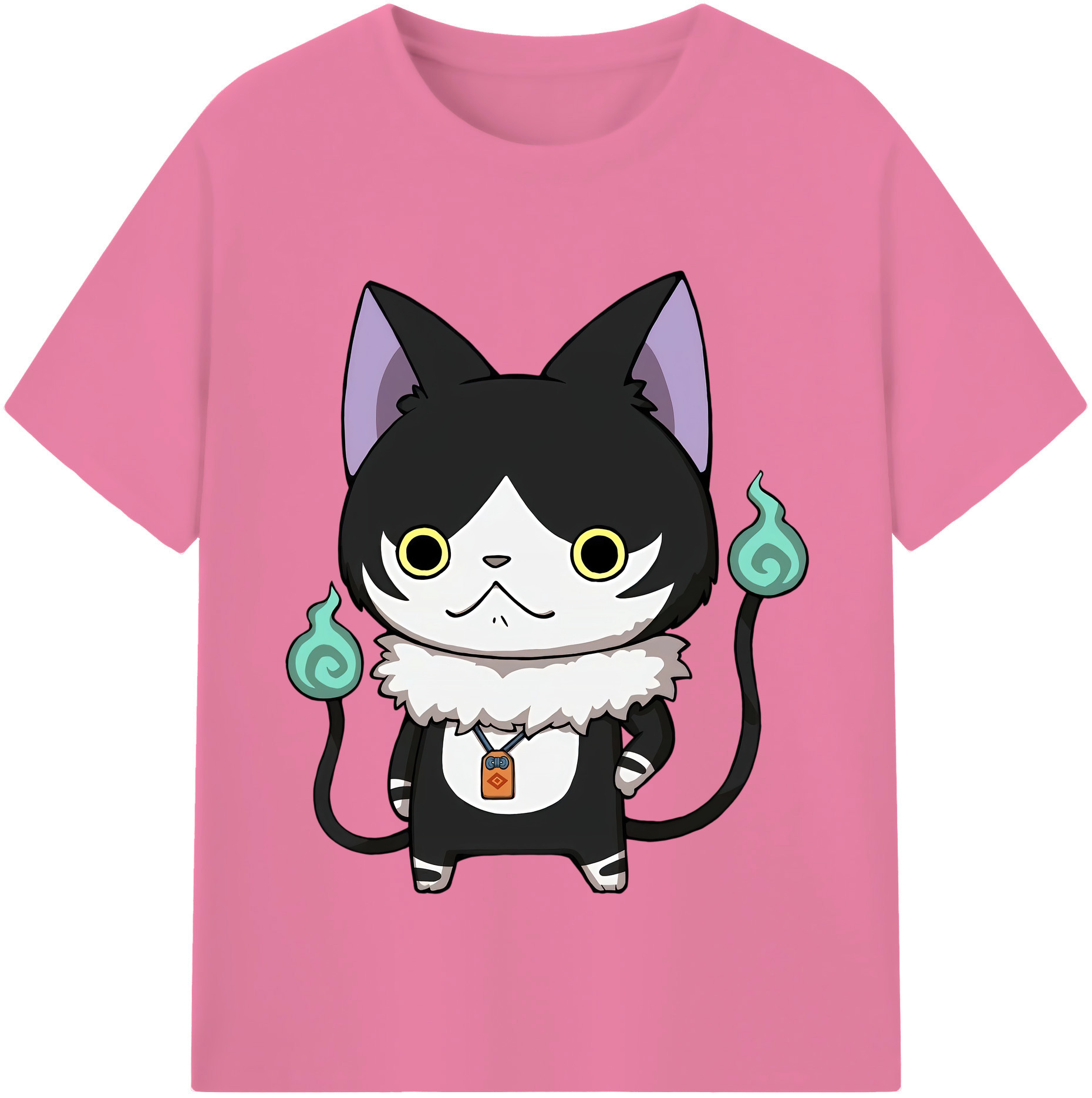 （画像用） 妖怪ウォッチ Yo-kai Watch 綿100％半袖Tシャツ（フロントプリント）
